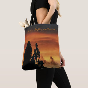 Vertragen, Vereenvoudigen, en wees vriendelijk.... Tote Bag