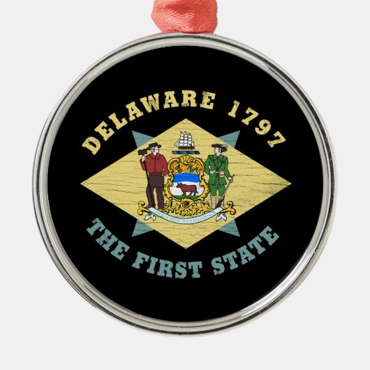 VERTRAGING 1797 DE EERSTE STAATSVLAG METALEN ORNAMENT (Voorkant)