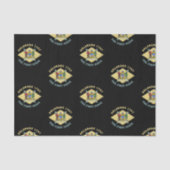 VERTRAGING 1797 DE EERSTE STAATSVLAG TISSUEPAPIER (Voorkant)