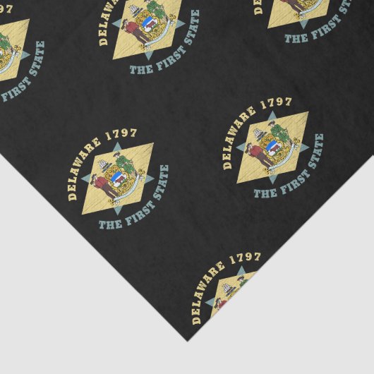 VERTRAGING 1797 DE EERSTE STAATSVLAG TISSUEPAPIER (Detail)