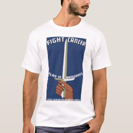 Vertraging bij bestrijding kanker ~ Vertraging is T-shirt
