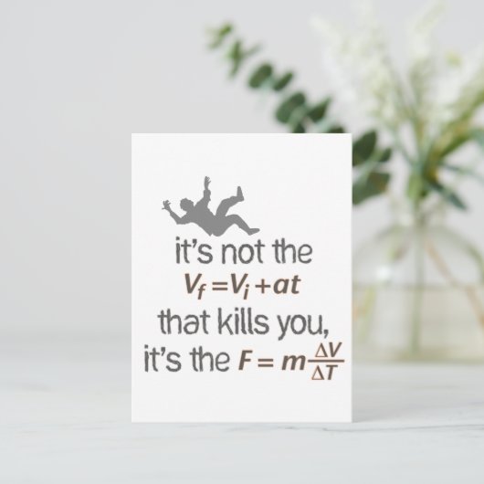 vertraging briefkaart (Staand voorkant)