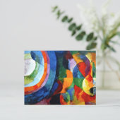 Vertraging - Circulaire vormen, zon, maan Briefkaart (Staand voorkant)