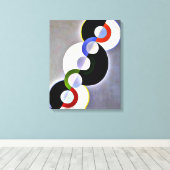 Vertraging - eindeloos ritme canvas afdruk (Insitu (Houten vloer))