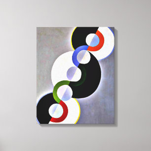 Vertraging - eindeloos ritme canvas afdruk