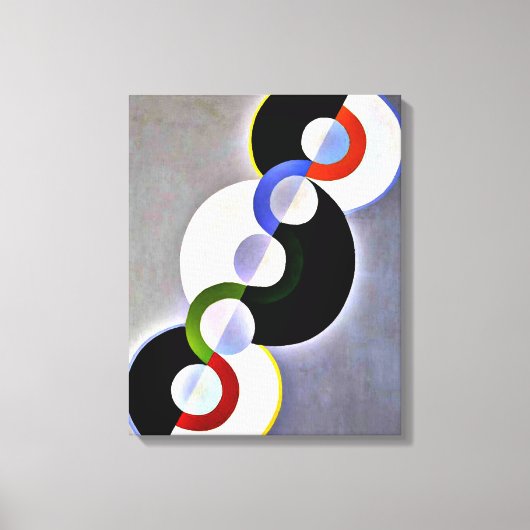 Vertraging - eindeloos ritme canvas afdruk (Voorkant)