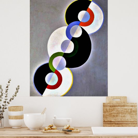 Vertraging - eindeloos ritme poster (Keuken)