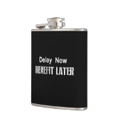 Vertraging nu, voordeel later heupfles (Links)