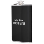 Vertraging nu, voordeel later heupfles (Links)