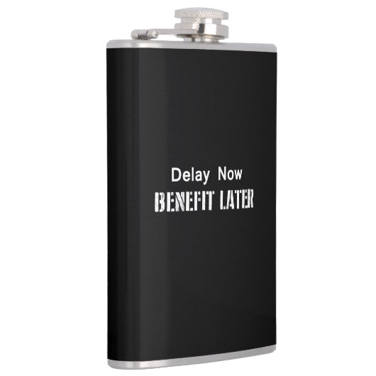 Vertraging nu, voordeel later heupfles (Rechts)