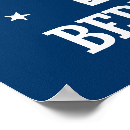 VERTRAGING VAN BERNIE SANDERS POSTER (Hoek)