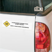 VERTRAGING VAN SNELHEIDSNELHEID BUMPERSTICKER (Op Truck)