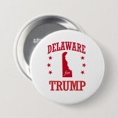 VERTRAGING VOOR DONALD TRUMP RONDE BUTTON 7,6 CM (Voorkant /achterkant)
