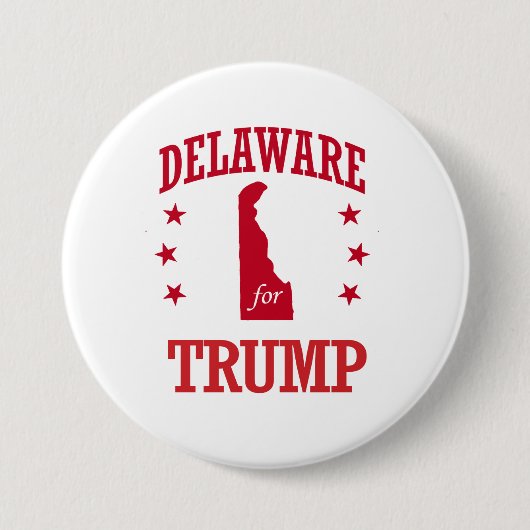 VERTRAGING VOOR DONALD TRUMP RONDE BUTTON 7,6 CM (Voorkant)