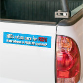 Vertragingszorg voor HMO's voor PROFIT Bumpersticker (Op Truck)