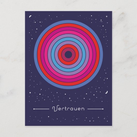 Vertrauen Briefkaart (Voorkant)