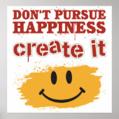 Vertrek geen geluk, Creëer het Poster (Voorkant)