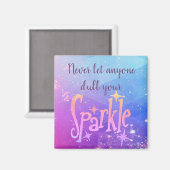 Vertrek je kleine kosmische sterren niet. magneet (Voorkant / Achterkant)