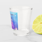 Vertrek je kleine kosmische sterren niet. shot glas (Rechts)