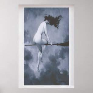 Vertrek naar de Sabbat door Albert Joseph Pénot Poster