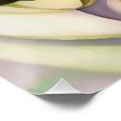 Vertrek naar een andere wereld Abstracte kunst Perfect Poster (Hoek)