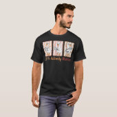 Vertrek om de docententestdag actief te monitoren t-shirt (Voorkant volledig)