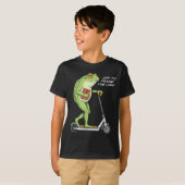 Vertrek om de Heer te prijzen Funny Frog christeli T-shirt (Voorkant volledig)