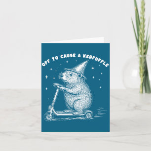 Vertrek om een rel te schoppen, tovenaar bosmarmot kaart