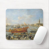 Vertrek van de "Bucentaur" voor de Lido Muismat (Met muis)