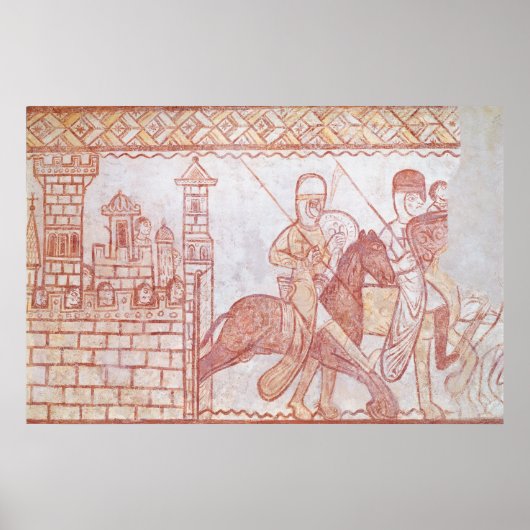 Vertrek van de kruisvaarders poster (Voorkant)