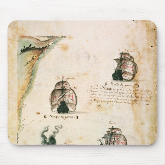 Vertrek van Vasco da Gama Muismat (Voorkant)