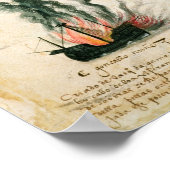 Vertrek van Vasco da Gama Poster (Hoek)