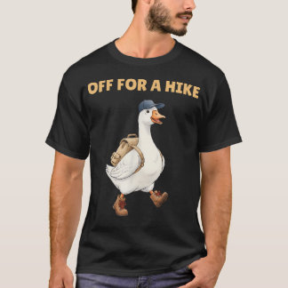 Vertrek Voor Een Wandeling Grappige Wandelende Gan T-shirt