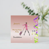 Vertrekfeest Uitnodiging (Staand voorkant)