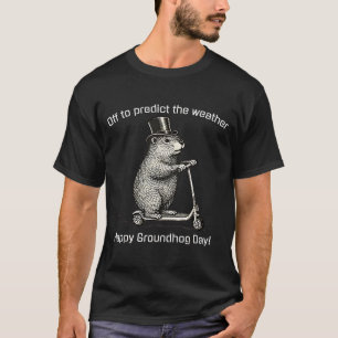Vertrekken om een rel te schoppen Grappige Dwaze G T-shirt