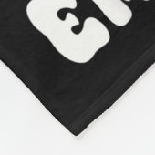 Vertrekken om emoties te reguleren grappige gnome fleece deken (Hoek)