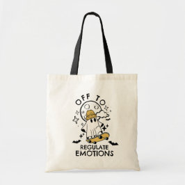 Vertrekken om Emoties te Reguleren Spook Aangepast Tote Bag