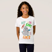 Vertrekken om levens te redden t-shirt (Voorkant volledig)