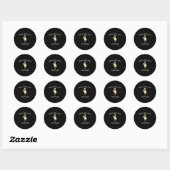 Vertrekken om meer Sourdough te bakken, Grappig So Ronde Sticker (Vel)