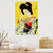 Vertrekkende lente Kawase Hasui 1925 Poster (Keuken)