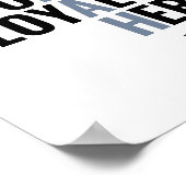 Vertrekkingen van een zee poster (Hoek)