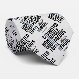 Vertrekkingen van een zee stropdas