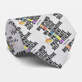 Vertrekkingen van kunstenaars stropdas (Opgerold)