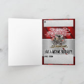 Vertrekmotor van de vogelkaart kaart (Binnen)