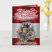 Vertrekmotor van de vogelkaart kaart (Gele Bloem)