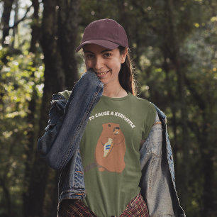 Vertrekt om een rel te schoppen Marmot met sneaker T-shirt