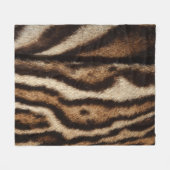 Vertroebelde luipaardvacht, exotisch patroon. fleece deken (Voorkant (Horizontaal))