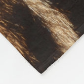 Vertroebelde luipaardvacht, exotisch patroon. fleece deken (Hoek)