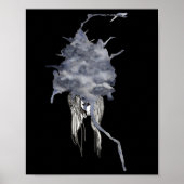Vertroebele Sticker Poster (Voorkant)