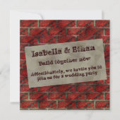 Vertrokken baksteen of tegels die hem simuleren? R Kaart (Voorkant)